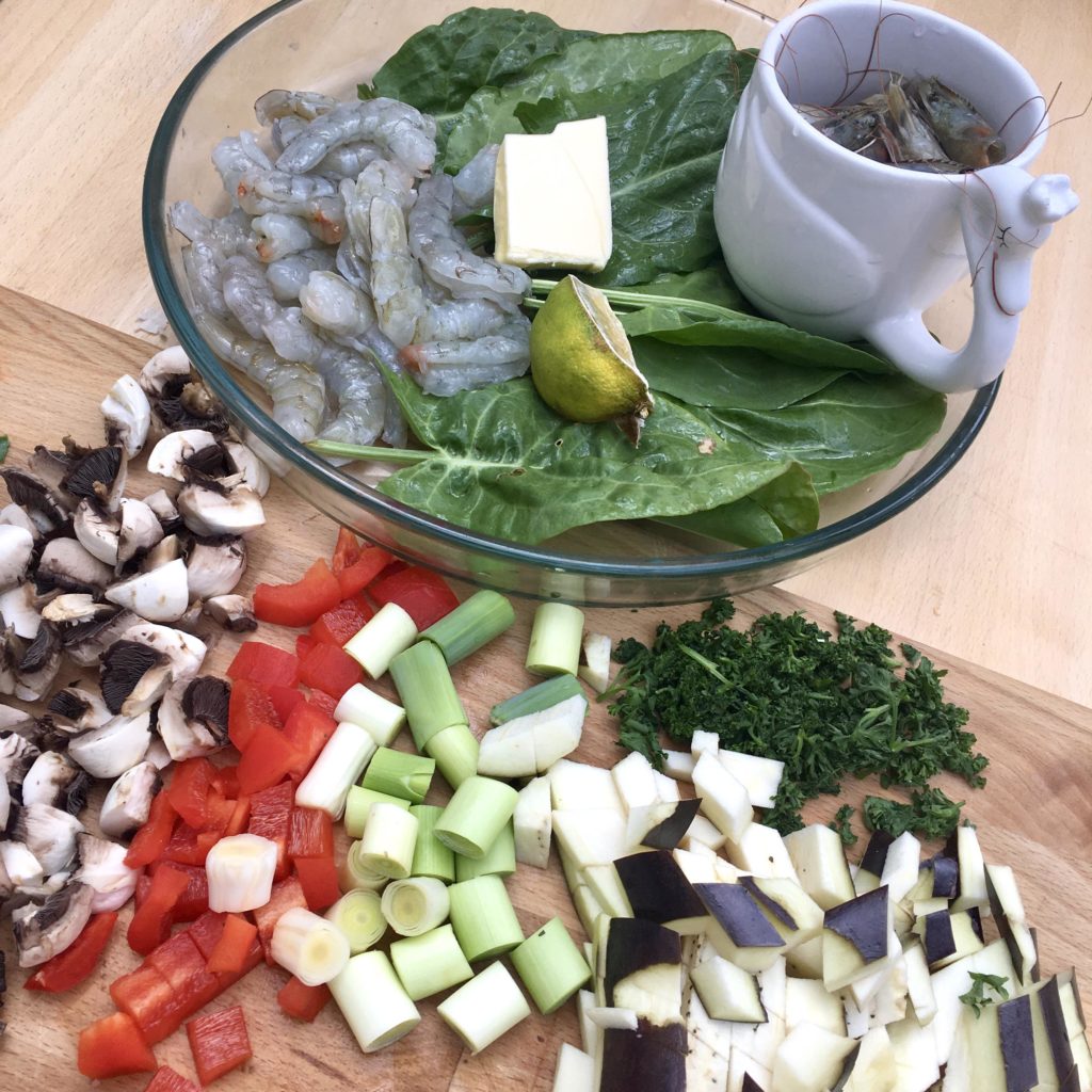 ingrédients coloré pour assiette variée